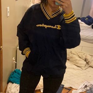 Vintage Champion Windbreaker Pullover (Unisex)